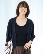 【ドゥクラッセ/DoCLASSE】のUVニット・コンパクトカーディガン ミッドナイトブルー|ID: prp329100004920128 ipo3291000000037101642