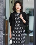 【ドゥクラッセ/DoCLASSE】のドライニット・立体袖カーディガン ブラック|ID: prp329100004920129 ipo3291000000037245089