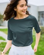 【ドゥクラッセ/DoCLASSE】のボートネック・5分袖/スーピマ・ドゥクラッセTシャツ 人気、トレンドファッション・服の通販 founy(ファニー) ファッション Fashion レディースファッション Fashion for Women トップス・カットソー Cut & Sew Tops シャツ・ブラウス・オフィスカジュアル Elegant Blouses & Button-Ups ロングTシャツ・Tシャツ Longline T-Shirts & Tees カットソー・ベーシックTシャツ Cut-and-Sewn Tops / Stretch Tees & Basics インナー Innerwear カットソー Cut and Sewn Top シンプル Simple, Minimal ジャケット Jacket, Outerwear ダブル Double, Double-Breasted デニム Denim, Jeans Material 定番 Standard, Basic Item なめらか Smooth, Silky Texture 人気 Popular, Best Seller パール Pearl, Pearl Accent フロント Front, Front Design ベーシック Basic, Essential 半袖 Short Sleeve, Half Sleeve おすすめ Recommended / Our Picks 夏 Summer エレガント 上品 Elegant ビジネス 仕事 通勤 Business / Work / Commuting thumbnail グレーブルー|ID: prp329100004920134 ipo3291000000036912486
