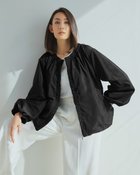 【ドゥクラッセ/DoCLASSE】のギャザーデザイン・タフタブルゾン 人気、トレンドファッション・服の通販 founy(ファニー) ファッション Fashion レディースファッション Fashion for Women アウター Coat / Outerwear Collection レディースジャケット・軽アウター Jackets ブルゾンジャケット・スポーティアウター Blouson Jackets イエロー Yellow ギャザー Gathered, Ruffled ジャケット Jacket, Outerwear タフタ Taffeta, Structured Fabric ブルゾン Blouson, Bomber Jacket 旅行 Travel 秋 Autumn thumbnail ブラック|ID: prp329100004920138 ipo3291000000037024426
