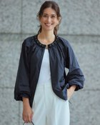 【ドゥクラッセ/DoCLASSE】のビジュートリム・タフタブルゾン ネイビー|ID: prp329100004920140 ipo3291000000037056932