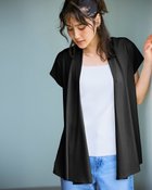 【ドゥクラッセ/DoCLASSE】のUVスラブ・フレンチ袖2WAYジレ ブラック|ID: prp329100004920146 ipo3291000000036912538