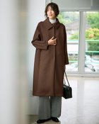 【ドゥクラッセ/DoCLASSE】のライトフォルム・ビッグカラーコート ブラウン|ID: prp329100004920153 ipo3291000000037255440