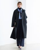 【ドゥクラッセ/DoCLASSE】のライトフォルム・ビッグカラーコート ミッドナイトブルー|ID: prp329100004920153 ipo3291000000037323808
