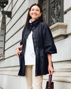 【ドゥクラッセ/DoCLASSE】のシルキータフタ・マウンテンジャケット 人気、トレンドファッション・服の通販 founy(ファニー) ファッション Fashion レディースファッション Fashion for Women アウター Coat / Outerwear Collection レディースジャケット・軽アウター Jackets シルク Silk, 100% Silk ジャケット Jacket, Outerwear スタンド Stand Collar, Upright Stand スポーティ Sporty, Casual Athletic スリーブ Sleeve, Long Sleeve / Short Sleeve タフタ Taffeta, Structured Fabric フェイス Face, Facial Design フェミニン Feminine, Girly 人気 Popular, Best Seller thumbnail ネイビー|ID: prp329100004920154 ipo3291000000036912575