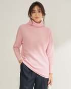 【ドゥクラッセ/DoCLASSE】のカシミヤ混・アシメリブ編みセーター ピンク|ID: prp329100004920155 ipo3291000000037093754
