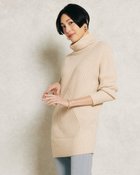 【ドゥクラッセ/DoCLASSE】のカシミヤ混・アシメリブ編みセーター ベージュ|ID: prp329100004920155 ipo3291000000037093755