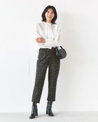 【ドゥクラッセ/DoCLASSE】の楽暖ベロアストレッチ・ストレート65cm 人気、トレンドファッション・服の通販 founy(ファニー) ファッション Fashion レディースファッション Fashion for Women パンツ Pants & Trousers シンプル Simple, Minimal ストレッチ Stretch, Stretchy Fabric ストレート Straight, Straight Cut タイツ Tights, Legwear ベロア Velour, Soft Velvet エレガント 上品 Elegant 冬 Winter / This Winter 雑誌 Magazine, Fashion Magazine thumbnail ブラックパターン|ID: prp329100004920158 ipo3291000000036912592