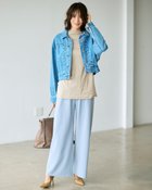 【ドゥクラッセ/DoCLASSE】のコットンガーゼ・ファネルネック/長袖 グレージュ|ID: prp329100004920164 ipo3291000000037255459