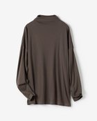 【ドゥクラッセ/DoCLASSE】のコットンガーゼ・ファネルネック/長袖 ダークモカ|ID: prp329100004920164 ipo3291000000037255469