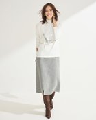 【ドゥクラッセ/DoCLASSE】の超長綿・ハイネック/プリント 人気、トレンドファッション・服の通販 founy(ファニー) ファッション Fashion レディースファッション Fashion for Women トップス・カットソー Cut & Sew Tops シャツ・ブラウス・オフィスカジュアル Elegant Blouses & Button-Ups ロングTシャツ・Tシャツ Longline T-Shirts & Tees カットソー・ベーシックTシャツ Cut-and-Sewn Tops / Stretch Tees & Basics なめらか Smooth, Silky Texture カットソー Cut and Sewn Top チュニック Tunic, Long Top ハイネック High Neck, Mock Neck フレア Flare, Flared プリント Print, Printed Pattern thumbnail オフホワイト|ID: prp329100004920165 ipo3291000000036912639