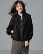 【ドゥクラッセ/DoCLASSE】のフリルスタンドカラー・タフタブルゾン ブラック|ID: prp329100004920168 ipo3291000000036912651