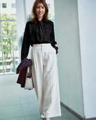 【ドゥクラッセ/DoCLASSE】のストレッチジョーゼット・スタンドボウタイブラウス 人気、トレンドファッション・服の通販 founy(ファニー) ファッション Fashion レディースファッション Fashion for Women トップス・カットソー Cut & Sew Tops シャツ・ブラウス・オフィスカジュアル Elegant Blouses & Button-Ups ジョーゼット Georgette, Semi-Sheer Fabric スタンド Stand Collar, Upright Stand ストレッチ Stretch, Stretchy Fabric リボン Ribbon, Bow ビジネス 仕事 通勤 Business / Work / Commuting thumbnail ブラック|ID: prp329100004920170 ipo3291000000036912663