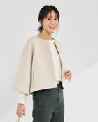【ドゥクラッセ/DoCLASSE】のライトフォルム・ノーカラージャケット 人気、トレンドファッション・服の通販 founy(ファニー) ファッション Fashion レディースファッション Fashion for Women アウター Coat / Outerwear Collection レディースジャケット・軽アウター Jackets ノーカラージャケット / シンプル上品コーデ Collarless Jackets カットソー Cut and Sewn Top ショート Short, Short Length ジャケット Jacket, Outerwear バルーン Balloon, Balloon Silhouette フェミニン Feminine, Girly エレガント 上品 Elegant 人気 Popular, Best Seller thumbnail ストーン|ID: prp329100004920175 ipo3291000000037023522