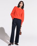 【ドゥクラッセ/DoCLASSE】のウォームストレッチ・ストレート 人気、トレンドファッション・服の通販 founy(ファニー) ファッション Fashion レディースファッション Fashion for Women パンツ Pants & Trousers ウォーム Warm Fabric カッティング Cutting Detail カットソー Cut and Sewn Top ストレッチ Stretch, Stretchy Fabric ストレート Straight, Straight Cut センター Center, Center Line ループ Loop, Loop Knit エレガント 上品 Elegant thumbnail ミッドナイトブルー|ID: prp329100004920177 ipo3291000000037023542