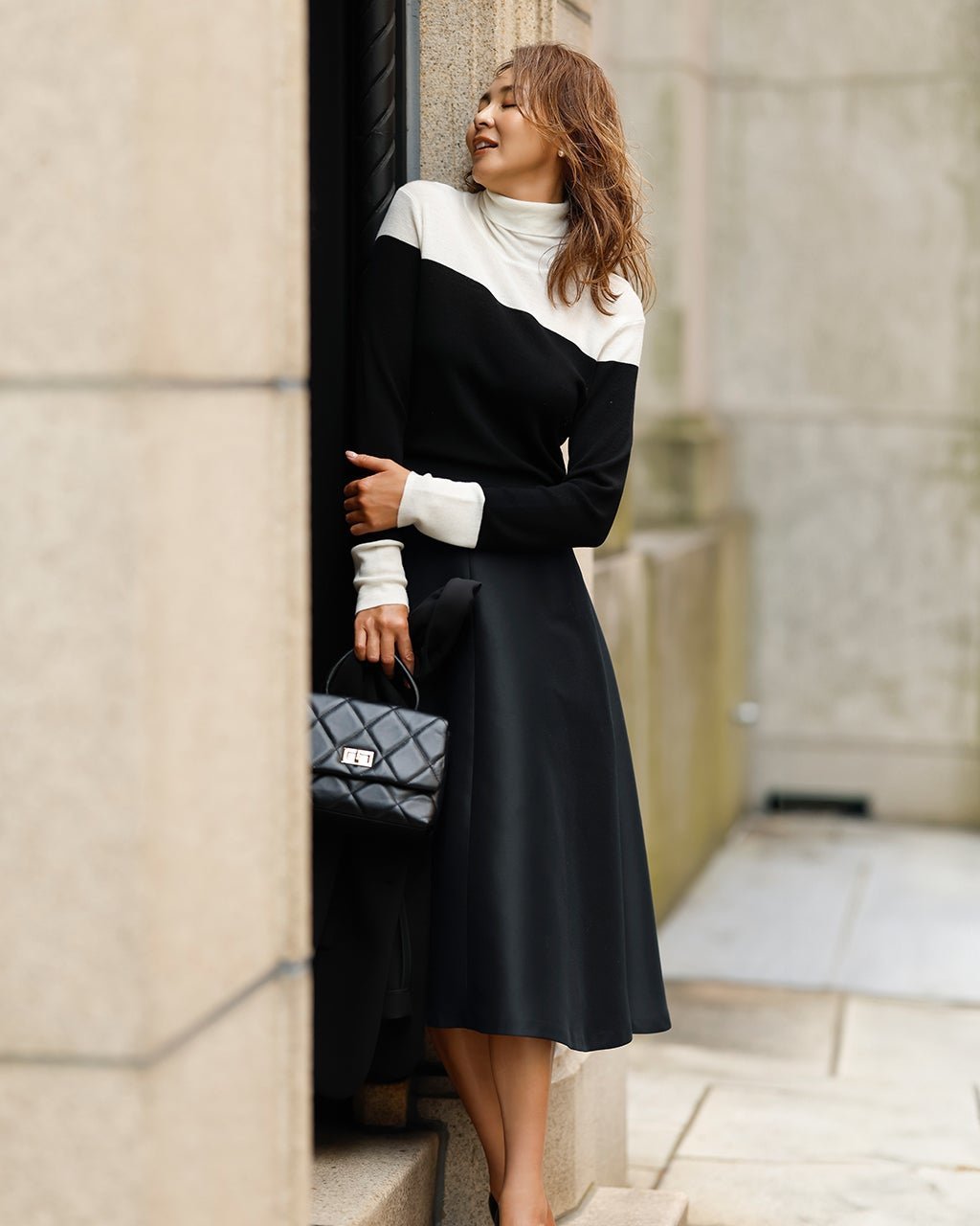 【ドゥクラッセ/DoCLASSE】のダブルクロス・フレアスカート 人気、トレンドファッション・服の通販 founy(ファニー) 　ファッション　Fashion　レディースファッション　Fashion for Women　スカート　Skirts　Aライン・フレアスカート　A-Line & Flared Skirts　ダブル　Double, Double-Breasted　フレア　Flare, Flared　ロング　Long, Long-Length　 other-1|ID: prp329100004920183 ipo3291000000036912736