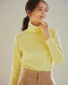 【ドゥクラッセ/DoCLASSE】の超長綿タートルネック/無地 イエロー|ID: prp329100004920188 ipo3291000000036912783