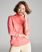 【ドゥクラッセ/DoCLASSE】の超長綿タートルネック/無地 コーラル|ID: prp329100004920188 ipo3291000000036912790