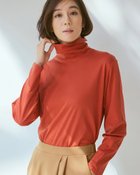 【ドゥクラッセ/DoCLASSE】の超長綿タートルネック/無地 コニャック|ID: prp329100004920188 ipo3291000000037093760