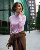 【ドゥクラッセ/DoCLASSE】のスフレウール・ノーシームタートル ライラック|ID: prp329100004920202 ipo3291000000036912886
