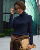 【ドゥクラッセ/DoCLASSE】のスフレウール・ノーシームタートル ミッドナイトブルー|ID: prp329100004920202 ipo3291000000036912889