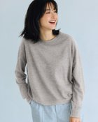 【ドゥクラッセ/DoCLASSE】のエアーカシミヤ・クルーネック/ショート丈 人気、トレンドファッション・服の通販 founy(ファニー) ファッション Fashion レディースファッション Fashion for Women トップス・カットソー Cut & Sew Tops ニット Knit Tops & Sweaters クロップド Cropped, Short Length シアー Sheer, See-Through ショート Short, Short Length セーター Sweater, Knitwear タートルネック Turtleneck, High Neck トレンド Trend, Trending Now フォルム Silhouette, Form フレア Flare, Flared ベーシック Basic, Essential モノトーン Monotone, Black and White ワイド Wide, Wide Fit エレガント 上品 Elegant 定番 Standard, Basic Item thumbnail ライトグレー|ID: prp329100004920206 ipo3291000000036912910