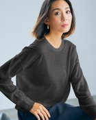 【ドゥクラッセ/DoCLASSE】のエアーカシミヤ・クルーネック/ショート丈 人気、トレンドファッション・服の通販 founy(ファニー) ファッション Fashion レディースファッション Fashion for Women トップス・カットソー Cut & Sew Tops ニット Knit Tops & Sweaters クロップド Cropped, Short Length シアー Sheer, See-Through ショート Short, Short Length セーター Sweater, Knitwear タートルネック Turtleneck, High Neck トレンド Trend, Trending Now フォルム Silhouette, Form フレア Flare, Flared ベーシック Basic, Essential モノトーン Monotone, Black and White ワイド Wide, Wide Fit エレガント 上品 Elegant 定番 Standard, Basic Item thumbnail チャコール|ID: prp329100004920206 ipo3291000000036912917