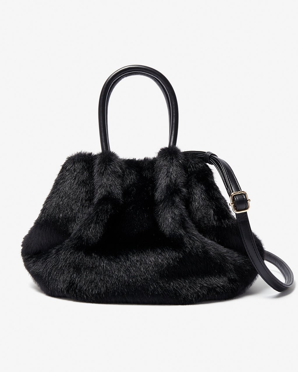 【ドゥクラッセ/DoCLASSE】のミンクタッチファー・ギャザーバッグ インテリア・キッズ・メンズ・レディースファッション・服の通販 founy(ファニー) 　ファッション　Fashion　レディースファッション　Fashion for Women　バッグ　Bags　なめらか　Smooth, Silky Texture　ギャザー　Gathered, Ruffled　コンパクト　Compact, Small Size　ショルダー　Shoulder, Shoulder Strap　スクエア　Square, Square Shape　フェミニン　Feminine, Girly　フォルム　Silhouette, Form　ポケット　Pocket, Pocket Detail　ラップ　Wrap, Wrap Design　ビジネス 仕事 通勤　Business / Work / Commuting　ブラック|ID: prp329100004920208 ipo3291000000036912924