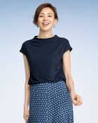【ドゥクラッセ/DoCLASSE】のUVスラブ・ファネルネックトップス ネイビー|ID: prp329100004920229 ipo3291000000037245241