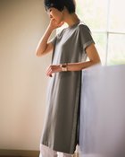 【ドゥクラッセ/DoCLASSE】のシルキーポンチ・ラメラインチュニック グレー|ID: prp329100004920230 ipo3291000000036913074