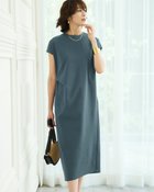 【ドゥクラッセ/DoCLASSE】のコットンポンチ・アシメタックワンピース グレーブルー|ID: prp329100004920257 ipo3291000000037101679