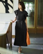 【ドゥクラッセ/DoCLASSE】のトリアセスラブ・フレアスリーブワンピース ブラック|ID: prp329100004920265 ipo3291000000037234982