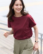 【ドゥクラッセ/DoCLASSE】のスーピマT・フレンチスリーブ 人気、トレンドファッション・服の通販 founy(ファニー) ファッション Fashion レディースファッション Fashion for Women トップス・カットソー Cut & Sew Tops シャツ・ブラウス・オフィスカジュアル Elegant Blouses & Button-Ups ロングTシャツ・Tシャツ Longline T-Shirts & Tees カットソー・ベーシックTシャツ Cut-and-Sewn Tops / Stretch Tees & Basics カットソー Cut and Sewn Top シルク Silk, 100% Silk シンプル Simple, Minimal スリーブ Sleeve, Long Sleeve / Short Sleeve スーピマ Supima, Premium Cotton フォルム Silhouette, Form フレンチ French, French Style プレミアム Premium, High-End thumbnail ワイン|ID: prp329100004920276 ipo3291000000036913371