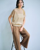 【ドゥクラッセ/DoCLASSE】のドライタッチ・ダブルシアーニット 人気、トレンドファッション・服の通販 founy(ファニー) ファッション Fashion レディースファッション Fashion for Women トップス・カットソー Cut & Sew Tops ニット Knit Tops & Sweaters インナー Innerwear シアー Sheer, See-Through セーター Sweater, Knitwear 夏 Summer thumbnail エクルー|ID: prp329100004920279 ipo3291000000036913396