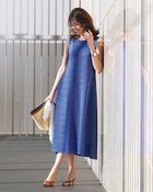 【ドゥクラッセ/DoCLASSE】のガーター編み・シアーニットワンピース 人気、トレンドファッション・服の通販 founy(ファニー) ファッション Fashion レディースファッション Fashion for Women ワンピース Dresses ニットワンピース Knit Dresses サマー Summer, Summer Style ボーダー Border, Stripe thumbnail ブルー|ID: prp329100004920292 ipo3291000000036913477