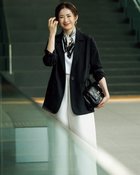 【ドゥクラッセ/DoCLASSE】のドライクロス・テーラードジャケット 人気、トレンドファッション・服の通販 founy(ファニー) ファッション Fashion レディースファッション Fashion for Women アウター Coat / Outerwear Collection レディースジャケット・軽アウター Jackets テーラードジャケット / 通勤・きれいめスタイル Tailored Jackets & Blazers シンプル Simple, Minimal ジャケット Jacket, Outerwear フォルム Silhouette, Form ボックス Boxy, Box Shape リネン Linen, Linen Fabric 人気 Popular, Best Seller 春 Spring 洗える Machine Washable 秋 Autumn ビジネス 仕事 通勤 Business / Work / Commuting thumbnail ブラック|ID: prp329100004920303 ipo3291000000036913570