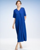 【ドゥクラッセ/DoCLASSE】のUVスラブ・フロントタックワンピース/長め丈115㎝ 人気、トレンドファッション・服の通販 founy(ファニー) ファッション Fashion レディースファッション Fashion for Women ワンピース Dresses カットソー Cut and Sewn Top ドレス Dress, One-Piece フェイス Face, Facial Design フロント Front, Front Design マキシ Maxi, Full Length 人気 Popular, Best Seller 夏 Summer 旅行 Travel thumbnail ロイヤルブルー|ID: prp329100004920308 ipo3291000000036913606