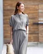 【ドゥクラッセ/DoCLASSE】のビューティフォルム・ボリューム袖ブラウス 人気、トレンドファッション・服の通販 founy(ファニー) ファッション Fashion レディースファッション Fashion for Women トップス・カットソー Cut & Sew Tops シャツ・ブラウス・オフィスカジュアル Elegant Blouses & Button-Ups 人気 Popular, Best Seller thumbnail ライトグレー|ID: prp329100004920312 ipo3291000000036913654