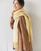 【ドゥクラッセ/DoCLASSE】のカシミヤタッチ・エアリーストール ライム|ID: prp329100004920328 ipo3291000000036913796