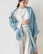 【ドゥクラッセ/DoCLASSE】のカシミヤタッチ・エアリーストール ブルー|ID: prp329100004920328 ipo3291000000036913810