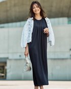 【ドゥクラッセ/DoCLASSE】のUVスラブ・ギャザーワンピース無地/普通丈105㎝ ネイビー|ID: prp329100004920329 ipo3291000000037101718