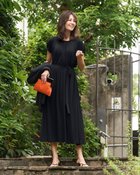 【ドゥクラッセ/DoCLASSE】のUVスラブ・ギャザーワンピース無地/長め丈115㎝ 人気、トレンドファッション・服の通販 founy(ファニー) ファッション Fashion レディースファッション Fashion for Women ワンピース Dresses エレガント 上品 Elegant カットソー Cut and Sewn Top ギャザー Gathered, Ruffled 人気 Popular, Best Seller フレンチ French, French Style プリント Print, Printed Pattern 無地 Plain, Solid Color リゾート Resort, Vacation Style 夏 Summer 旅行 Travel ビジネス 仕事 通勤 Business / Work / Commuting thumbnail ブラック|ID: prp329100004920370 ipo3291000000036914027