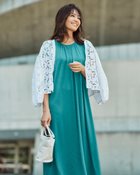 【ドゥクラッセ/DoCLASSE】のUVスラブ・ギャザーワンピース無地/長め丈115㎝ 人気、トレンドファッション・服の通販 founy(ファニー) ファッション Fashion レディースファッション Fashion for Women ワンピース Dresses エレガント 上品 Elegant カットソー Cut and Sewn Top ギャザー Gathered, Ruffled 人気 Popular, Best Seller フレンチ French, French Style プリント Print, Printed Pattern 無地 Plain, Solid Color リゾート Resort, Vacation Style 夏 Summer 旅行 Travel ビジネス 仕事 通勤 Business / Work / Commuting thumbnail ティール|ID: prp329100004920370 ipo3291000000036914035