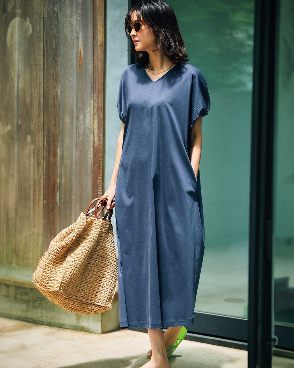 【ドゥクラッセ/DoCLASSE】のコットンスムース・ギャザー袖Aラインワンピ 人気、トレンドファッション・服の通販 founy(ファニー) 　ファッション　Fashion　レディースファッション　Fashion for Women　ワンピース　Dresses　Aラインワンピース・フレアシルエット　A-Line Dresses / Flared Silhouette Dresses　なめらか　Smooth, Silky Texture　ギャザー　Gathered, Ruffled　スリーブ　Sleeve, Long Sleeve / Short Sleeve　センター　Center, Center Line　人気　Popular, Best Seller　 other-1|ID: prp329100004920377 ipo3291000000036914067