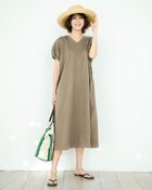 【ドゥクラッセ/DoCLASSE】のコットンスムース・ギャザー袖Aラインワンピ トープ|ID: prp329100004920377 ipo3291000000037255759