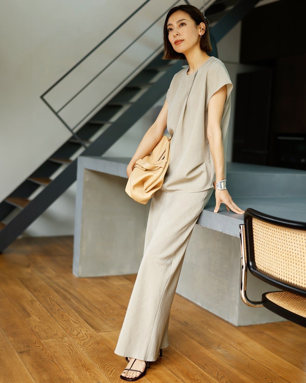 【ドゥクラッセ/DoCLASSE】のビューティバイアスパンツ/63㎝ インテリア・キッズ・メンズ・レディースファッション・服の通販 founy(ファニー) 　ファッション　Fashion　レディースファッション　Fashion for Women　パンツ　Pants & Trousers　人気　Popular, Best Seller　トープ|ID: prp329100004920391 ipo3291000000036914150