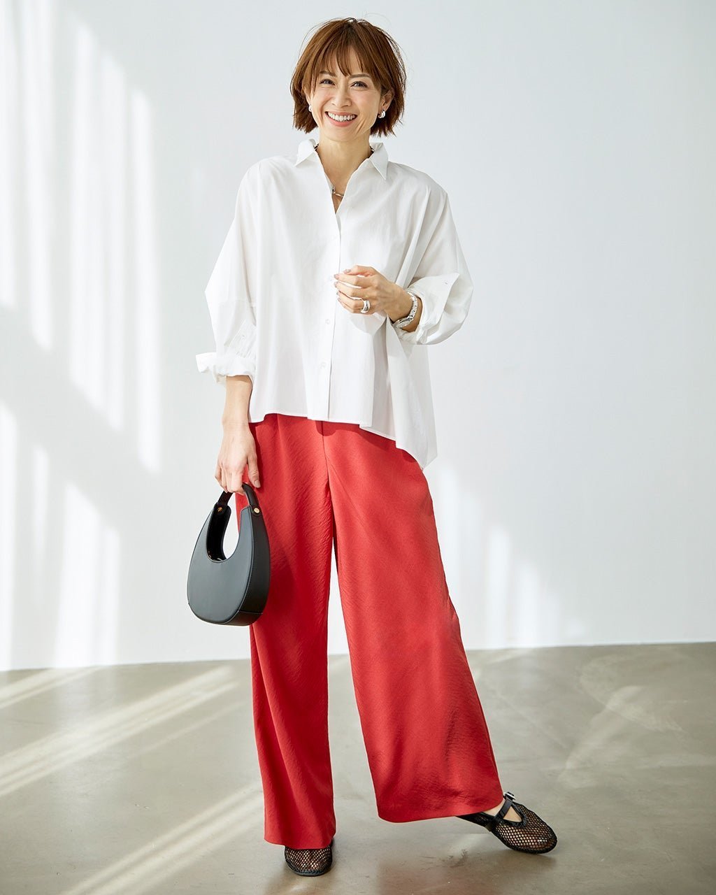 【ドゥクラッセ/DoCLASSE】のビューティバイアスパンツ/63㎝ インテリア・キッズ・メンズ・レディースファッション・服の通販 founy(ファニー) 　ファッション　Fashion　レディースファッション　Fashion for Women　パンツ　Pants & Trousers　人気　Popular, Best Seller　レッド|ID: prp329100004920391 ipo3291000000036914173