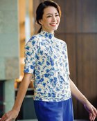 【ドゥクラッセ/DoCLASSE】のUVスラブ・ギャザーハイネックブラウスN/5分袖 人気、トレンドファッション・服の通販 founy(ファニー) ファッション Fashion レディースファッション Fashion for Women トップス・カットソー Cut & Sew Tops シャツ・ブラウス・オフィスカジュアル Elegant Blouses & Button-Ups ロングTシャツ・Tシャツ Longline T-Shirts & Tees カットソー・ベーシックTシャツ Cut-and-Sewn Tops / Stretch Tees & Basics おすすめ Recommended / Our Picks カットソー Cut and Sewn Top ギャザー Gathered, Ruffled セットアップ Set-Up, Coordinated Outfit エレガント 上品 Elegant 人気 Popular, Best Seller ビジネス 仕事 通勤 Business / Work / Commuting 夏 Summer 旅行 Travel thumbnail エーゲブルー|ID: prp329100004920443 ipo3291000000036914446