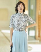 【ドゥクラッセ/DoCLASSE】のUVスラブ・ギャザーハイネックブラウスN/5分袖 人気、トレンドファッション・服の通販 founy(ファニー) ファッション Fashion レディースファッション Fashion for Women トップス・カットソー Cut & Sew Tops シャツ・ブラウス・オフィスカジュアル Elegant Blouses & Button-Ups ロングTシャツ・Tシャツ Longline T-Shirts & Tees カットソー・ベーシックTシャツ Cut-and-Sewn Tops / Stretch Tees & Basics おすすめ Recommended / Our Picks カットソー Cut and Sewn Top ギャザー Gathered, Ruffled セットアップ Set-Up, Coordinated Outfit エレガント 上品 Elegant 人気 Popular, Best Seller ビジネス 仕事 通勤 Business / Work / Commuting 夏 Summer 旅行 Travel thumbnail リーフ|ID: prp329100004920443 ipo3291000000036914449