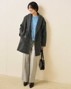 【ドゥクラッセ/DoCLASSE】のライトピュアウール・Pコート グレー|ID: prp329100004920463 ipo3291000000037255870